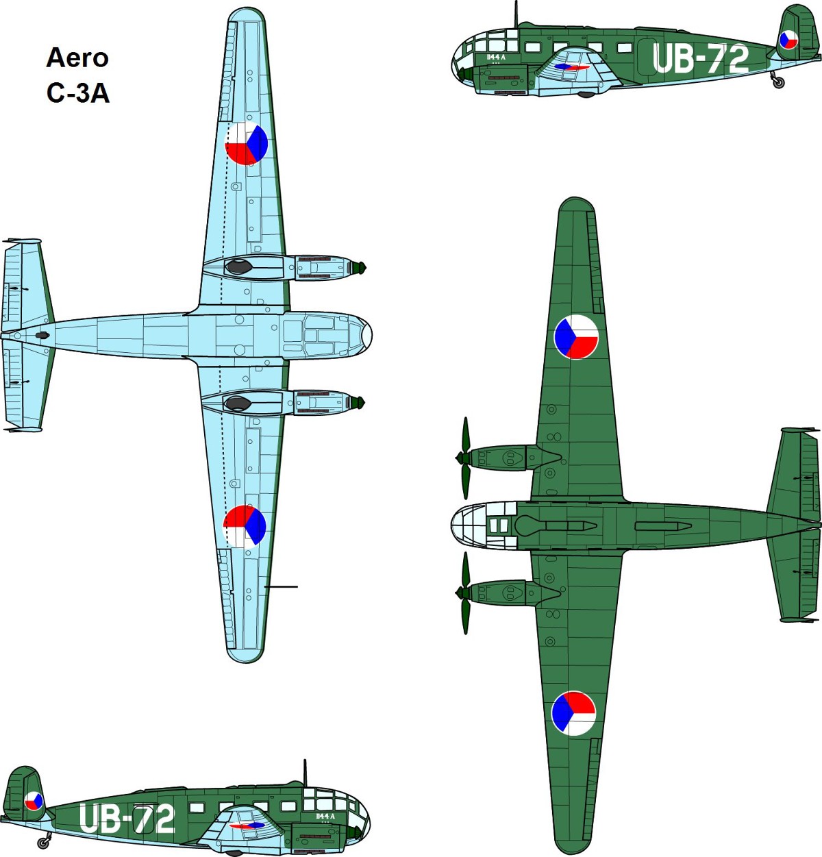 Aero C-3A, C-3B, C-103