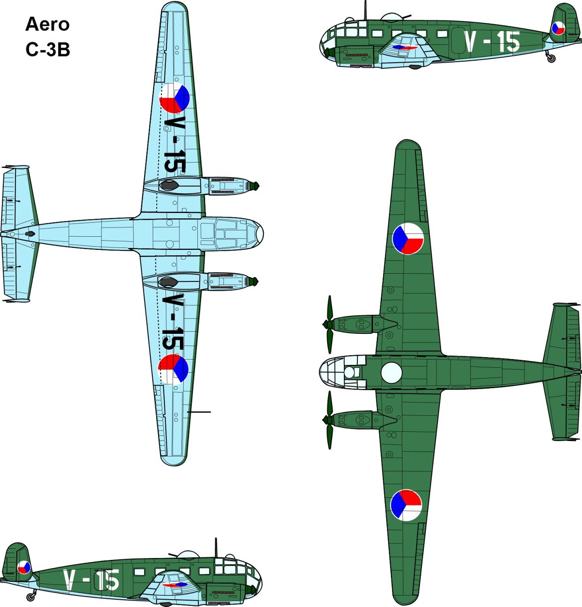 Aero C-3A, C-3B, C-103