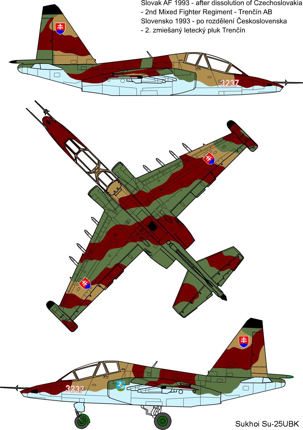 Sukhoi Su-25UB / Su-25UBK