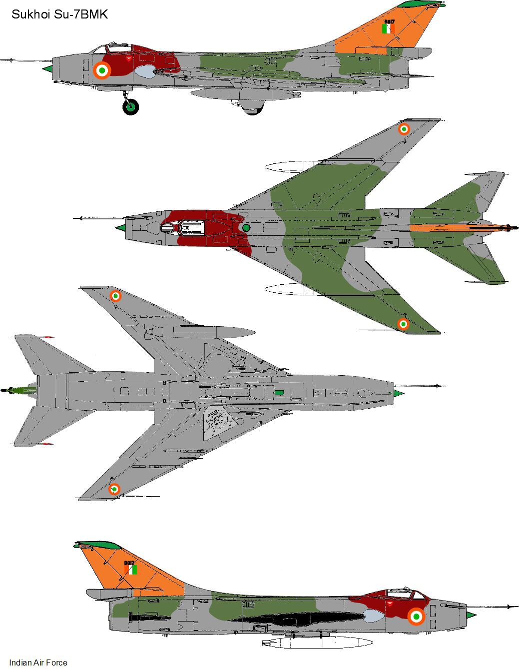 Sukhoi Su-7BKL / Su-7BMK